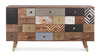 Bizzotto Credenza con 4 cassetti e 2 ante Dhaval Multicolore