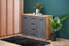 Halmar Credenza con 4 cassetti e 2 ante Liamis KM-4 Grigio