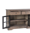 Moycor Credenza con 4 cassetti e 4 ante Siena Naturale