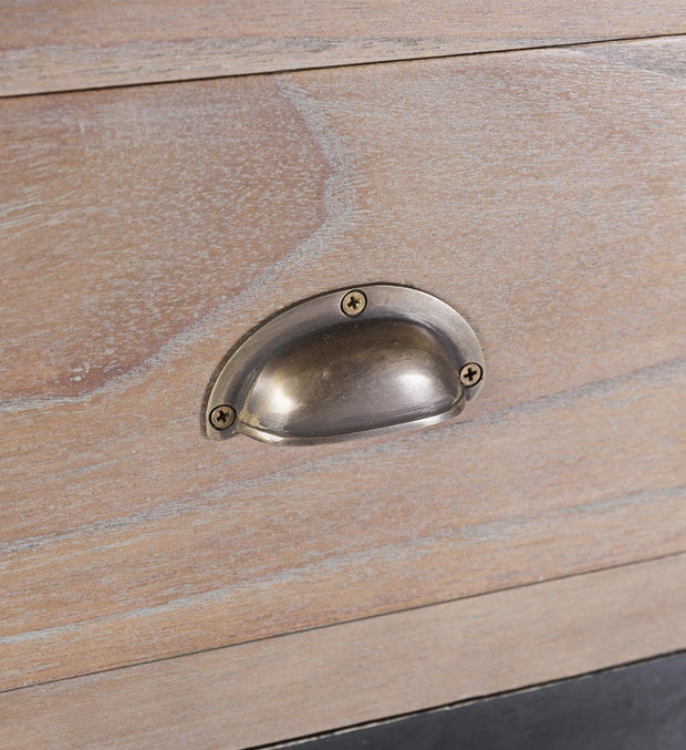 Moycor Credenza con 4 cassetti e 4 ante Siena Naturale