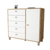 Asir Credenza con 5 cassetti e 1 anta Vilamo Alto VL83-217 Bianco