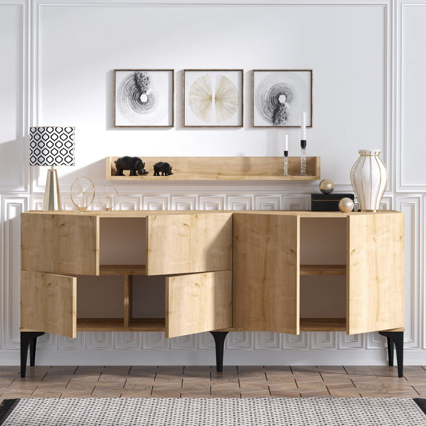 Asir Credenza con 6 ante Stella Quercia