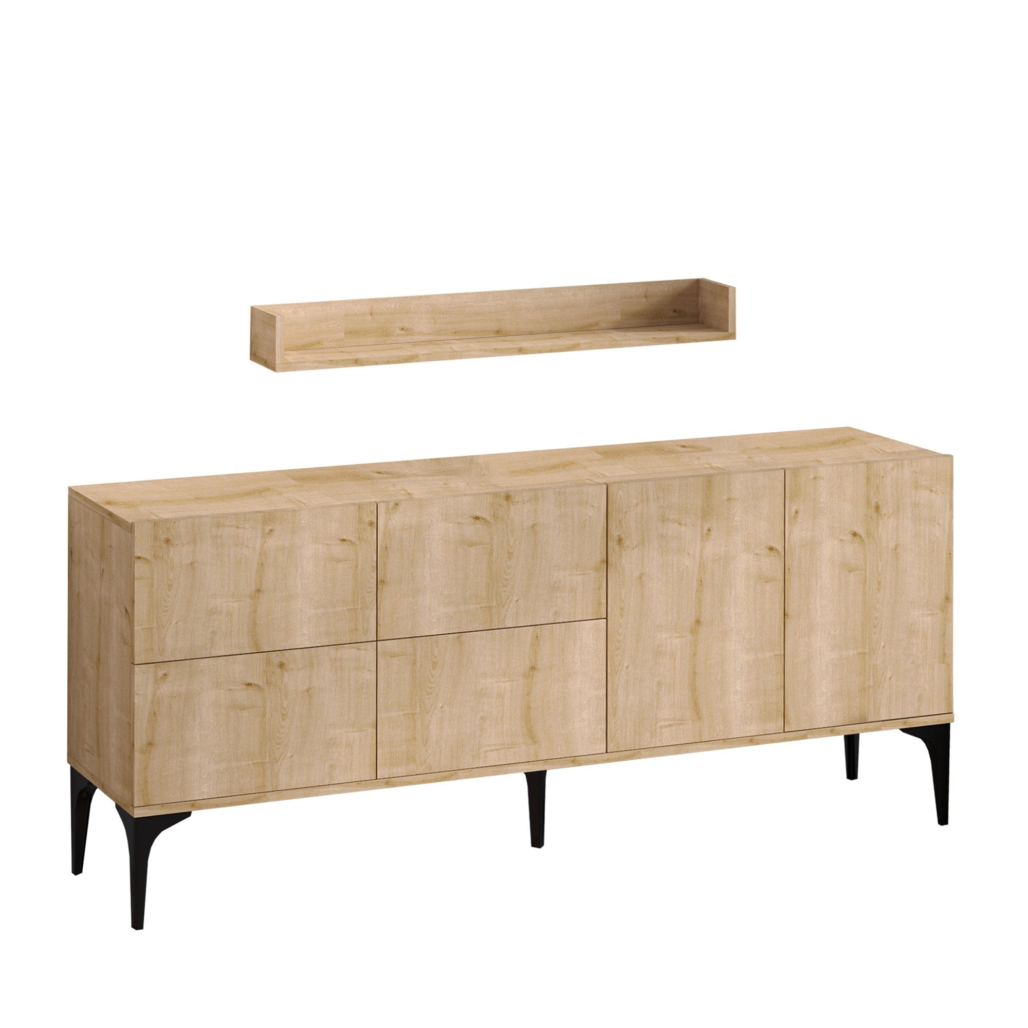 Credenza con 6 ante Stella Quercia (3)