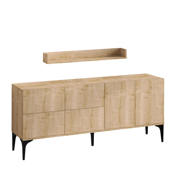 Credenza con 6 ante Stella Quercia (3)