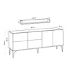Asir Credenza con 6 ante Stella Quercia