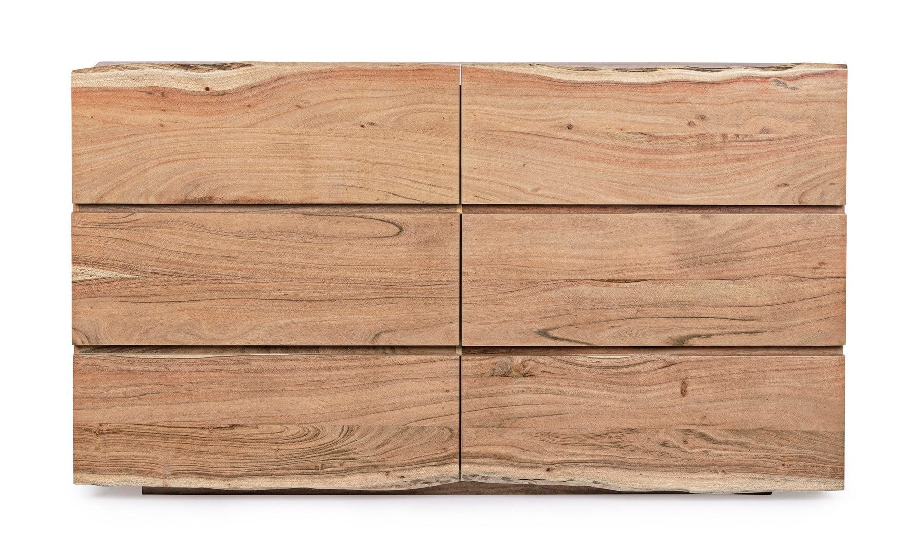 Bizzotto Credenza con 6 cassetti Aron Naturale