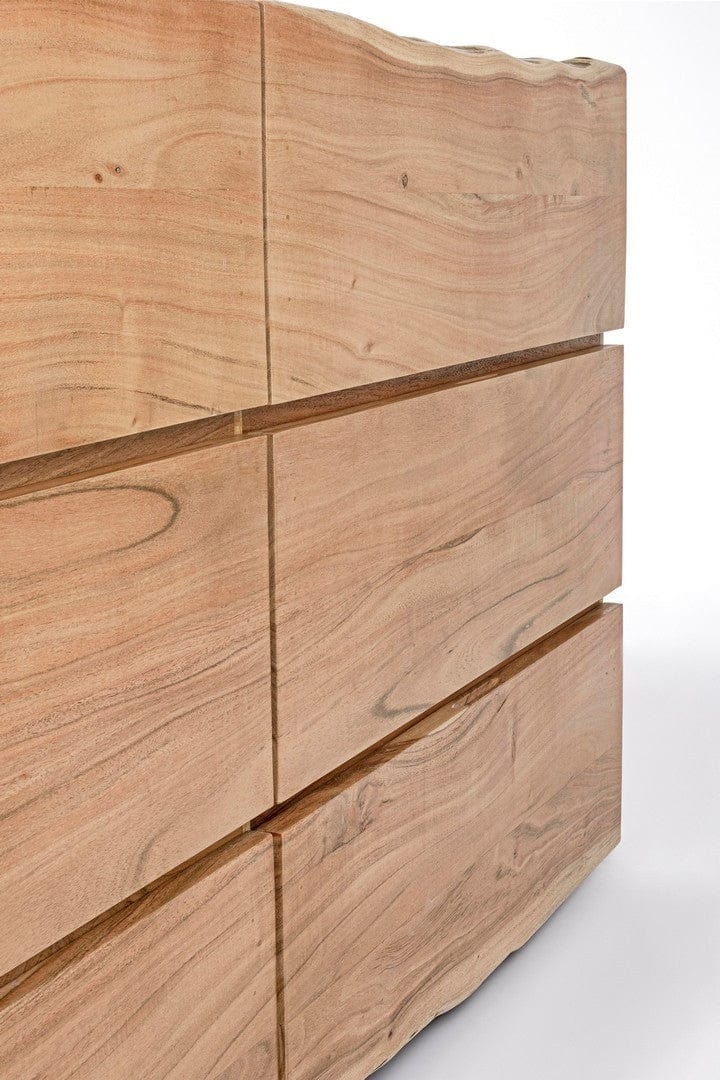 Bizzotto Credenza con 6 cassetti Aron Naturale