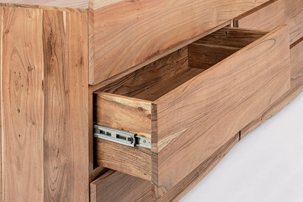 Bizzotto Credenza con 6 cassetti Aron Naturale