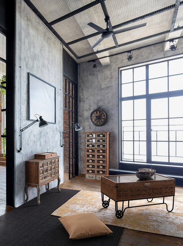 Bizzotto Credenza con 7 cassetti e 1 anta Kompart Naturale