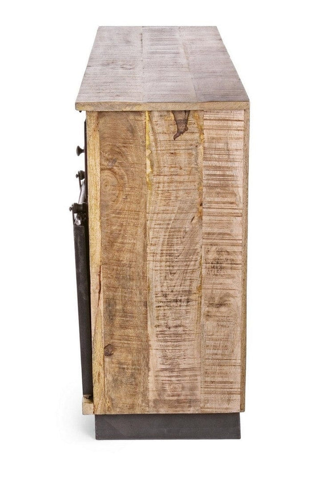 Bizzotto Credenza con 7 cassetti e 2 ante Tudor Naturale