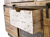 Bizzotto Credenza con 7 cassetti e 2 ante Tudor Naturale