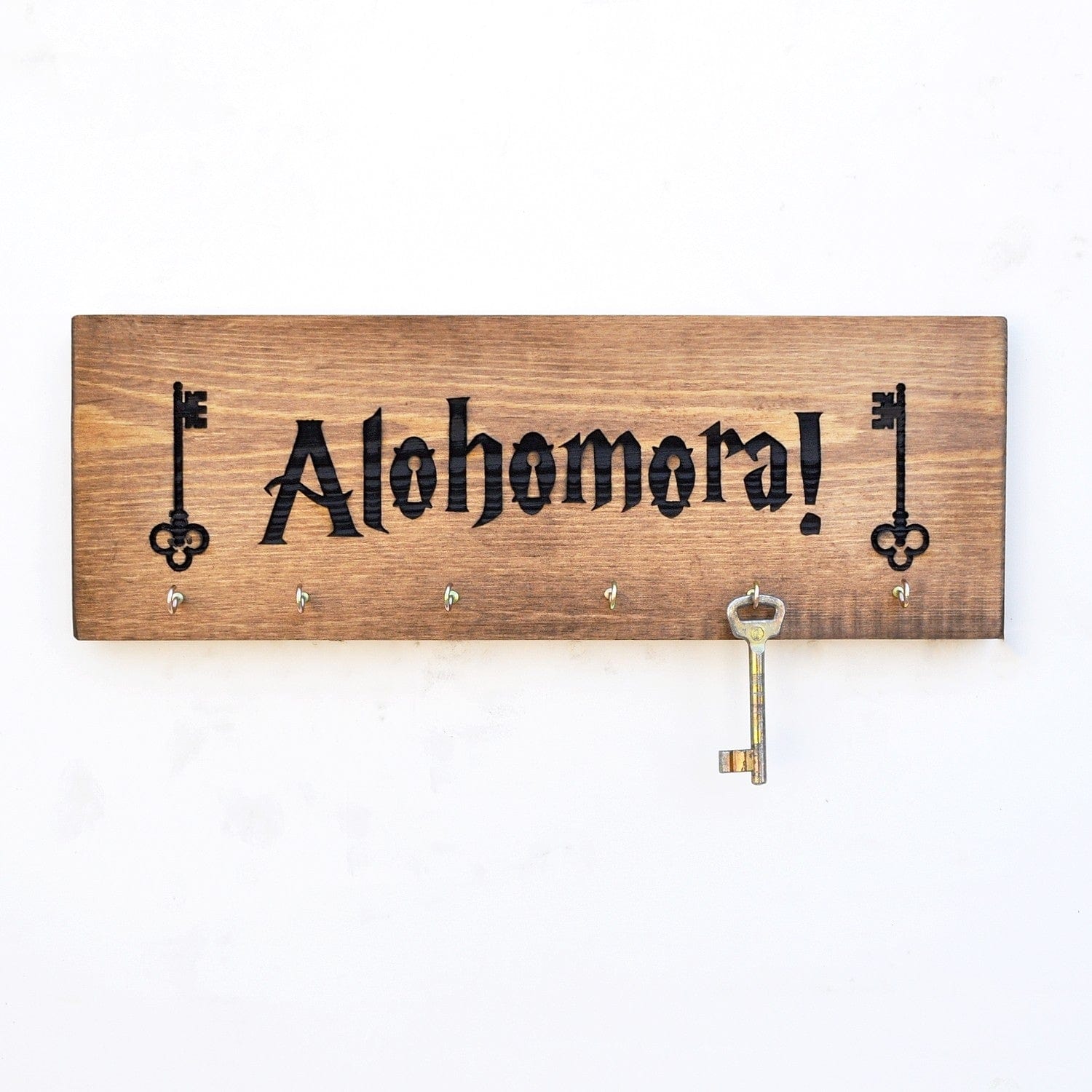 Asir Decorazione da parete con portachiavi Alohomora LAZ018 Naturale