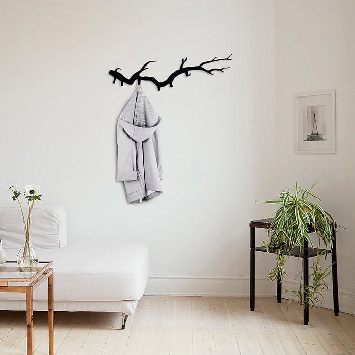 Asir Decorazione da parete con portachiavi Bough Nero