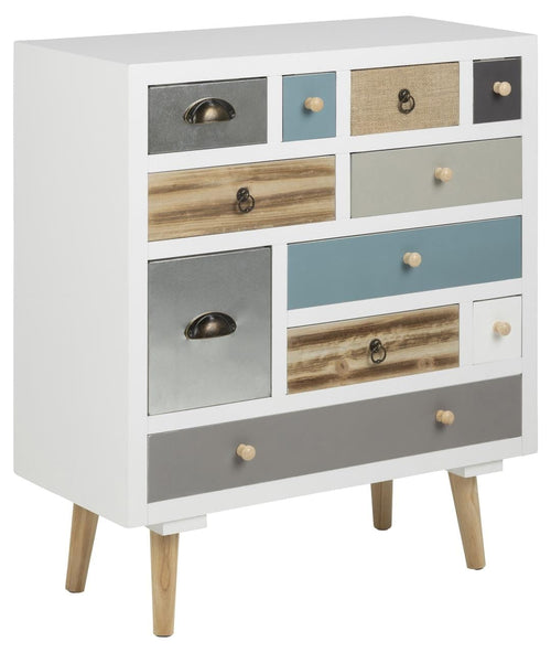 Actona Dispensa con 11 cassetti Thais Multicolore