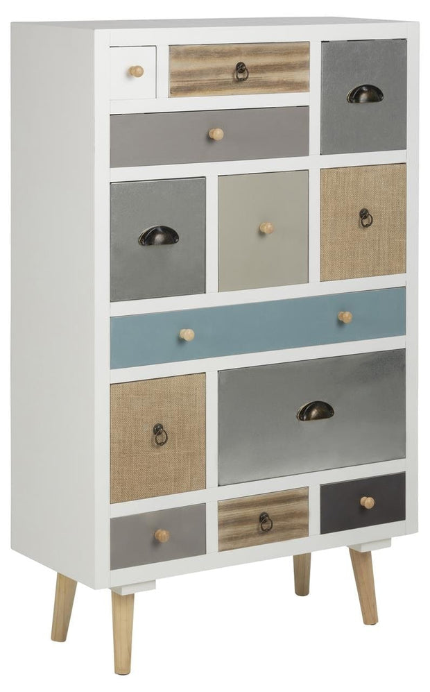 Actona Dispensa con 13 cassetti Thais Multicolore