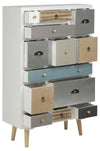 Actona Dispensa con 13 cassetti Thais Multicolore