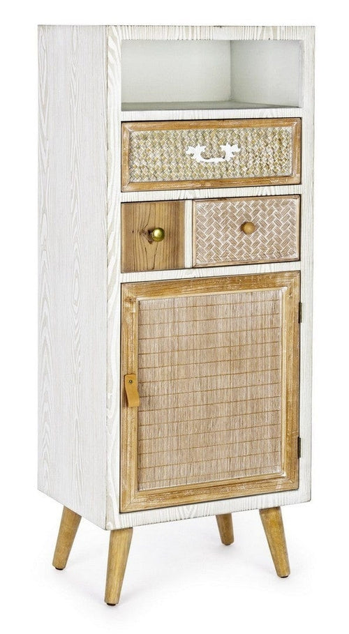 Bizzotto Dispensa con 2 cassetti e 1 anta Eloise Bianco
