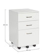 Bizzotto Dispensa con 3 cassetti Nadir Bianco