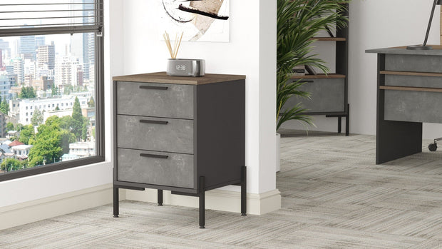 Asir Dispensa con 3 cassetti Vista VS3-CGA Grigio
