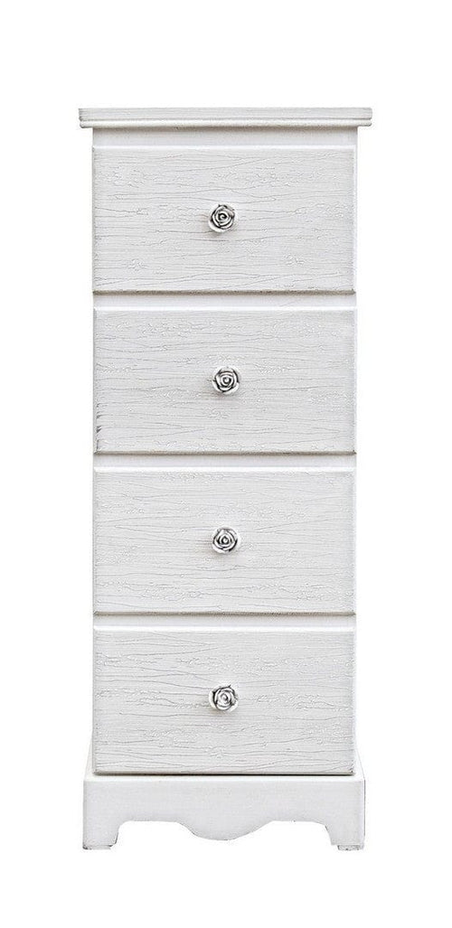 Bizzotto Dispensa con 4 cassetti Blanc Media Bianco