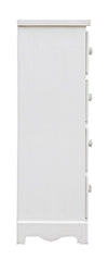 Bizzotto Dispensa con 4 cassetti Blanc Media Bianco