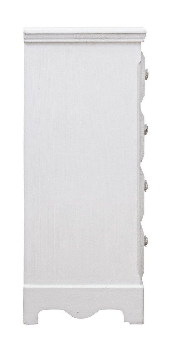 Bizzotto Dispensa con 4 cassetti Blanc Piccola Bianco