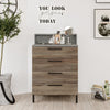 Asir Dispensa con 4 cassetti New Home HM6-CG Marrone