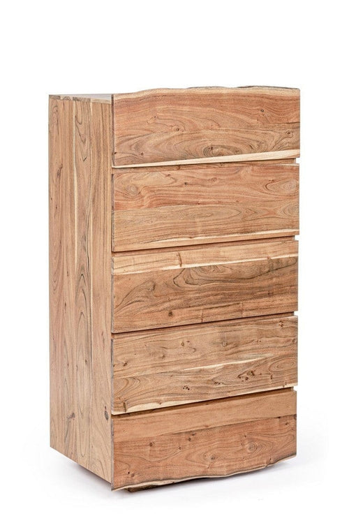 Bizzotto Dispensa con 5 cassetti Aron Naturale