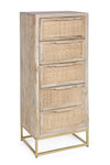 Bizzotto Dispensa con 5 cassetti Exor Naturale