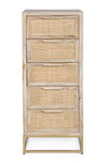 Bizzotto Dispensa con 5 cassetti Exor Naturale