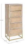 Bizzotto Dispensa con 5 cassetti Exor Naturale