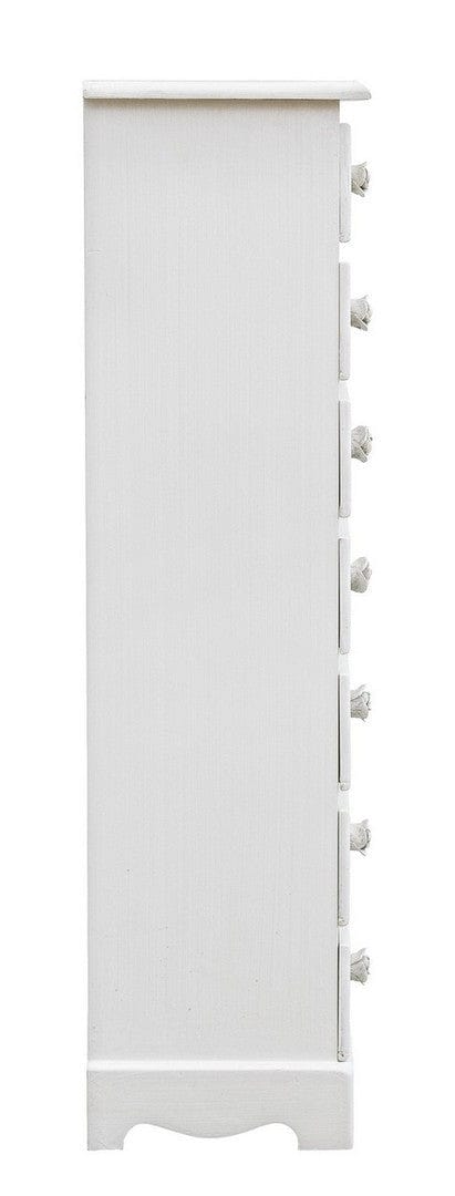 Bizzotto Dispensa con 7 cassetti Blanc Bianco