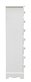 Bizzotto Dispensa con 7 cassetti Blanc Bianco