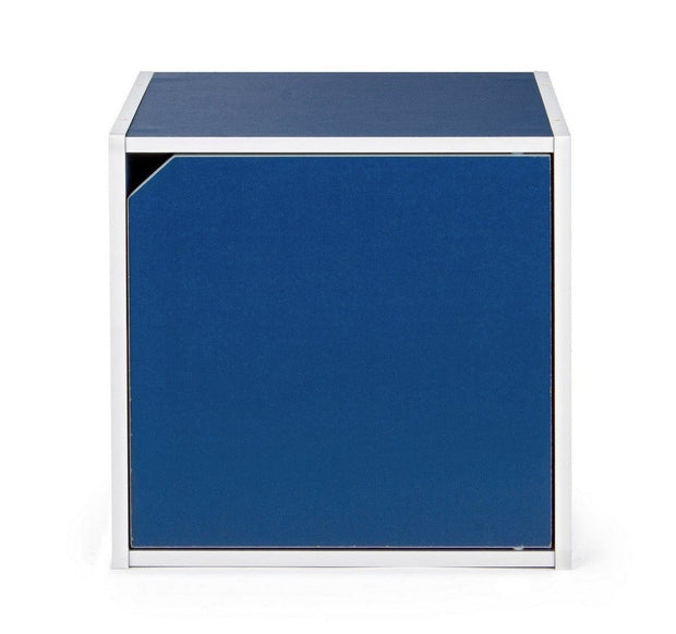 Bizzotto Dispensa modulare con 1 anta Composite Blu