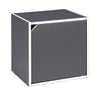 Bizzotto Dispensa modulare con 1 anta Composite Grigio