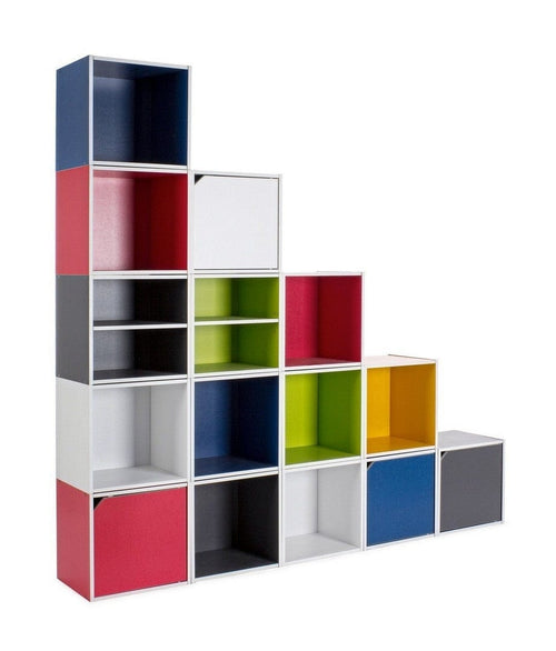 Bizzotto Dispensa modulare con 1 anta Composite Rosso
