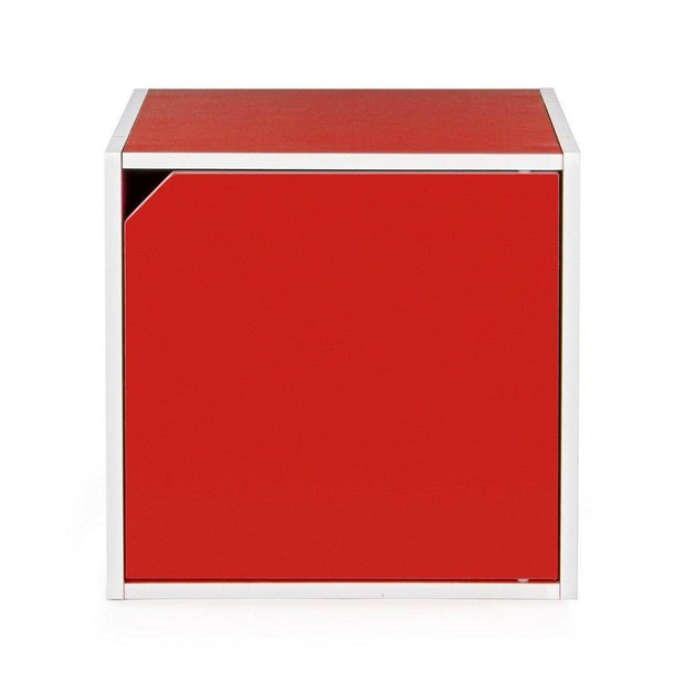 Bizzotto Dispensa modulare con 1 anta Composite Rosso