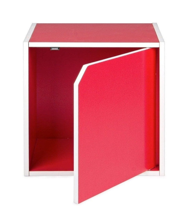 Bizzotto Dispensa modulare con 1 anta Composite Rosso