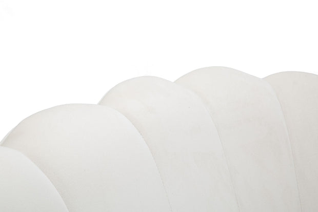 Mauro Ferretti Divanetto Vienna Crema cm 130x74x84