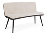 Bizzotto Divano 2 posti in ecopelle e tessuto Louis Beige
