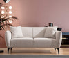 Asir Divano 2 posti in tessuto Belissimo Crema