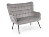 Halmar Divano 2 posti in tessuto Castiel XL Grigio