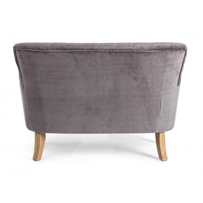 Bizzotto Divano 2 posti in tessuto Orlins Grigio