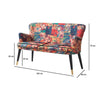 Oyo Divano 2 posti in tessuto Patchwork Multicolore