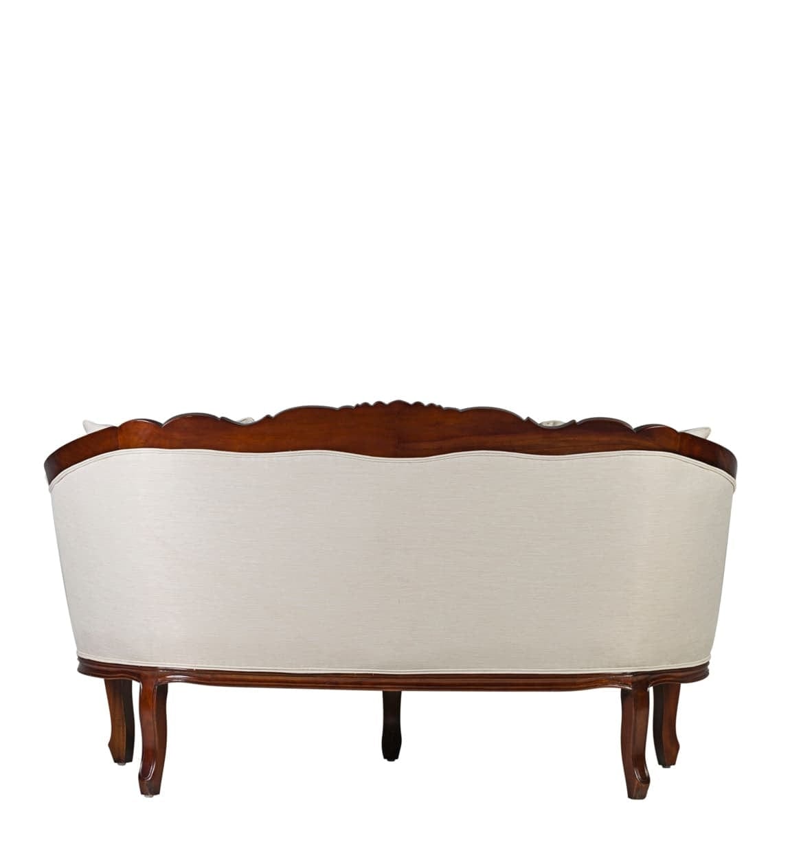 Moycor Divano 2 posti in tessuto Vintage Louis Crema