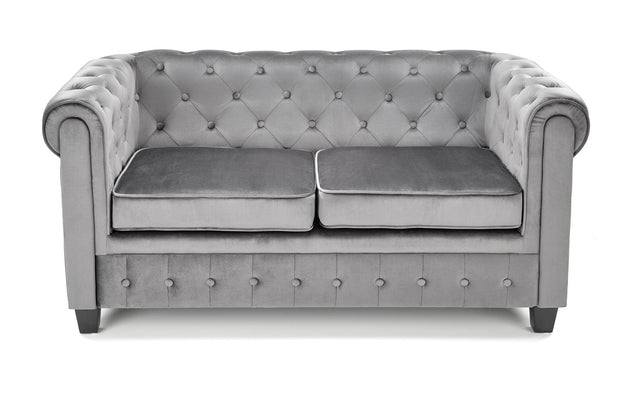 Halmar Divano 2 posti in velluto Erickson XL Grigio