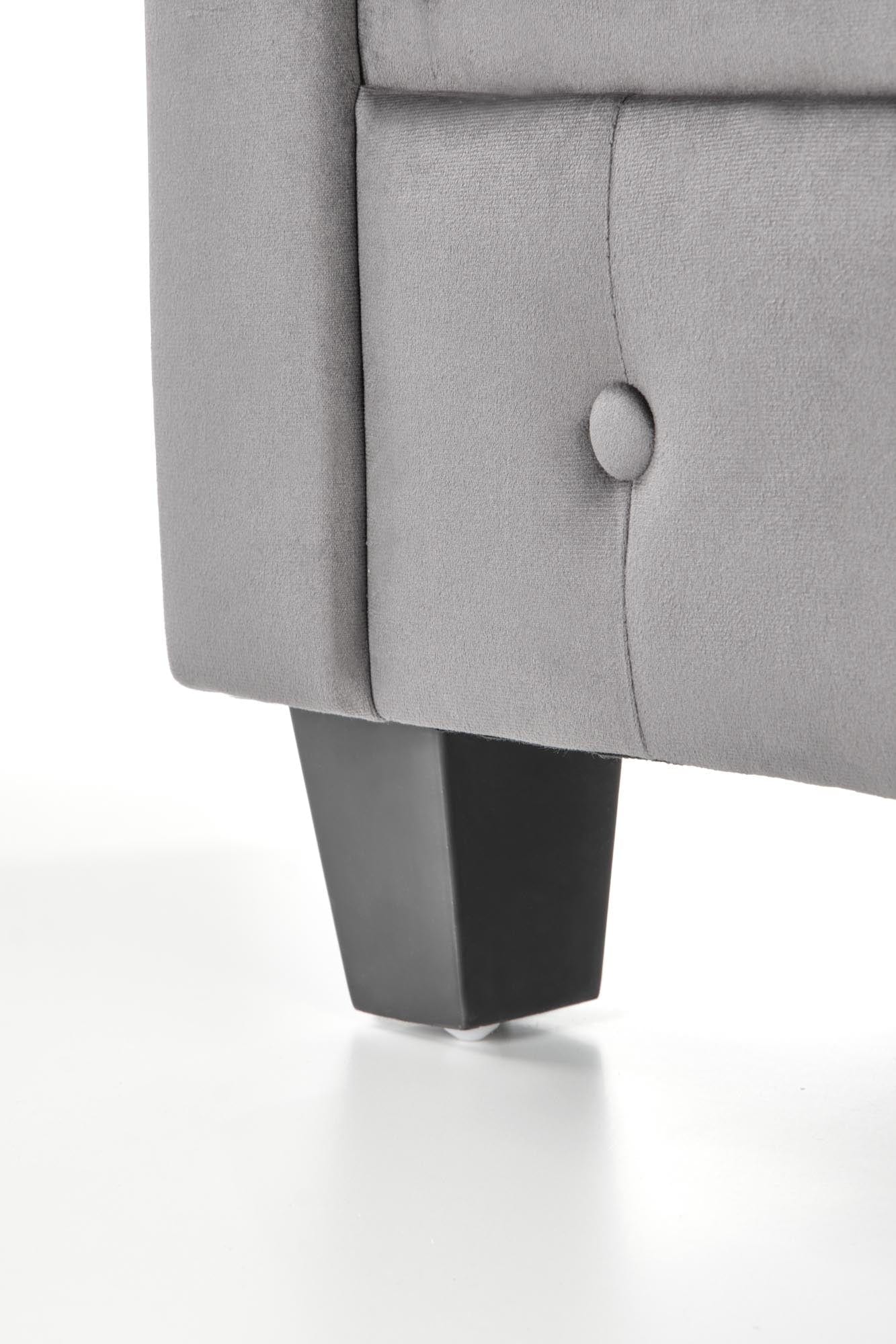 Halmar Divano 2 posti in velluto Erickson XL Grigio