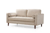 Divano 2 posti in velluto Rome Beige (3)