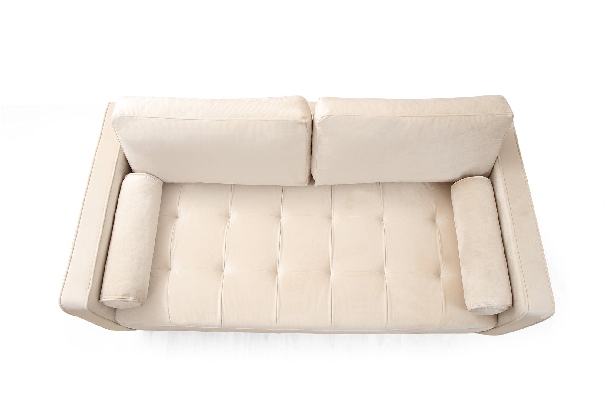 Asir Divano 2 posti in velluto Rome Beige