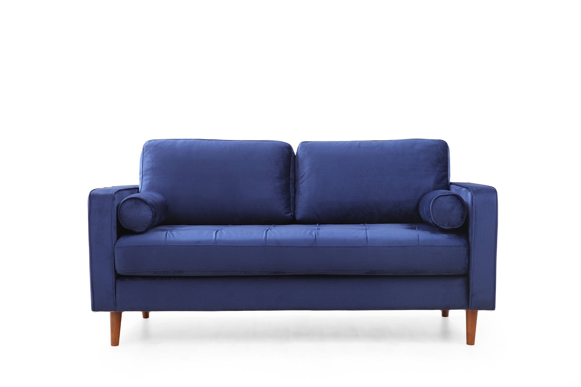 Asir Divano 2 posti in velluto Rome Blu